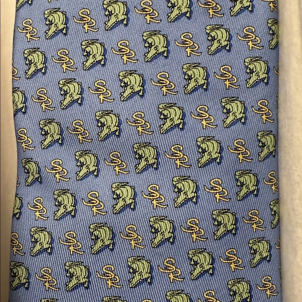 Vineyard Vines Custom Gator Tie With Gift Box-56”